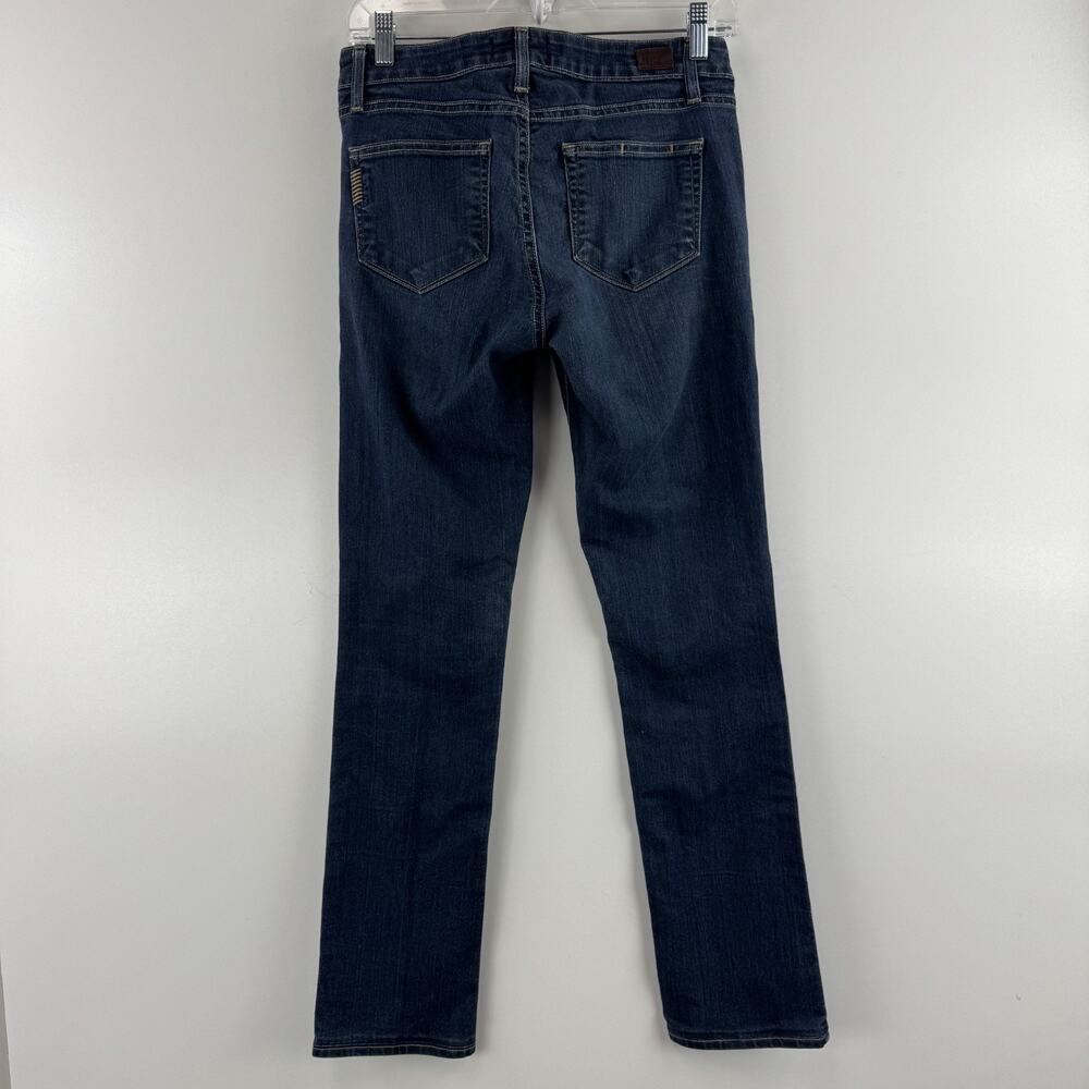 Paige Elyse Peg Straight Jeans Blue Mid Wash Women's Size 28 Made in USA Style